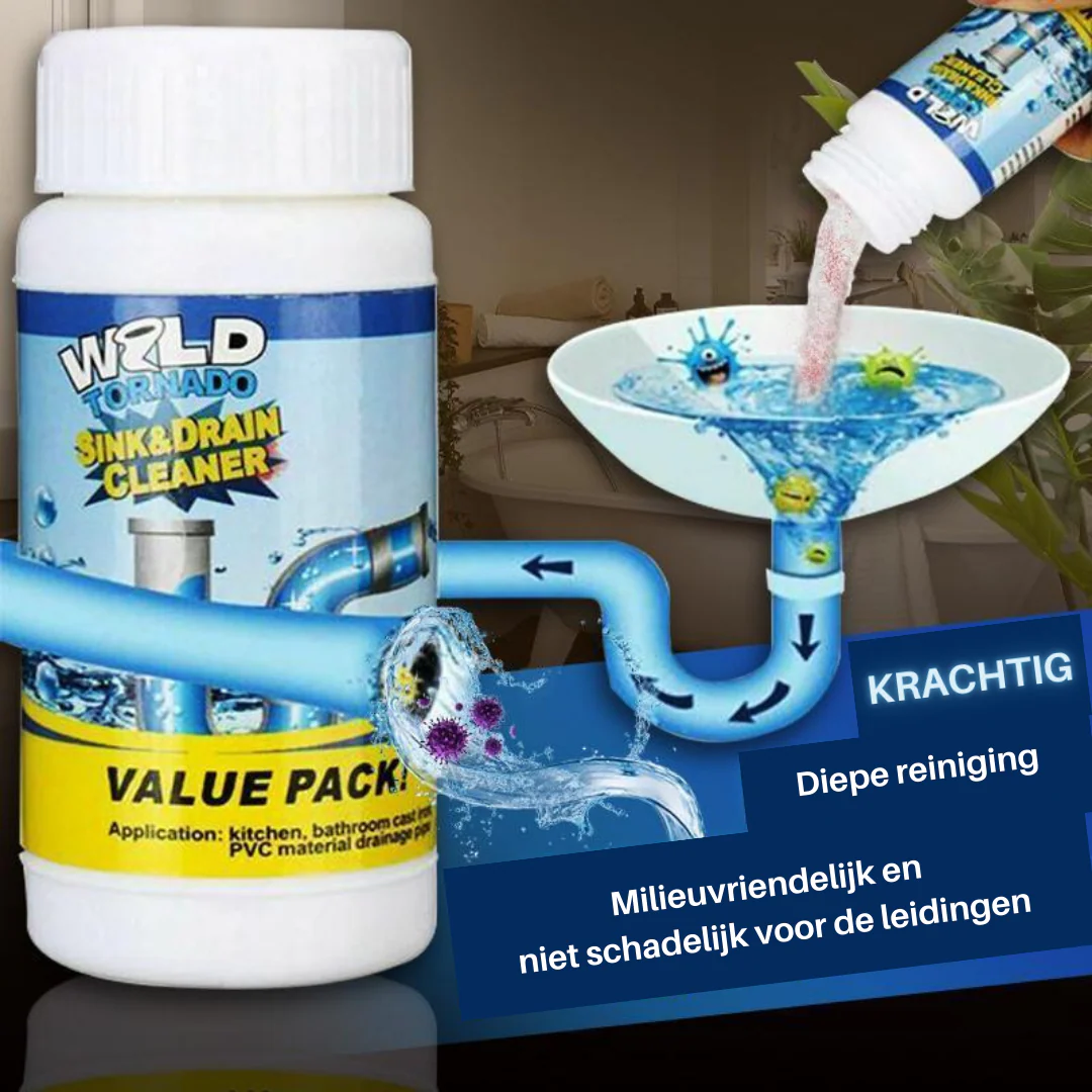 DrainClear™ – De Slimme Afvoeroplosser voor Direct Resultaat Zonder Chemie | 1+1 GRATIS - Image 4