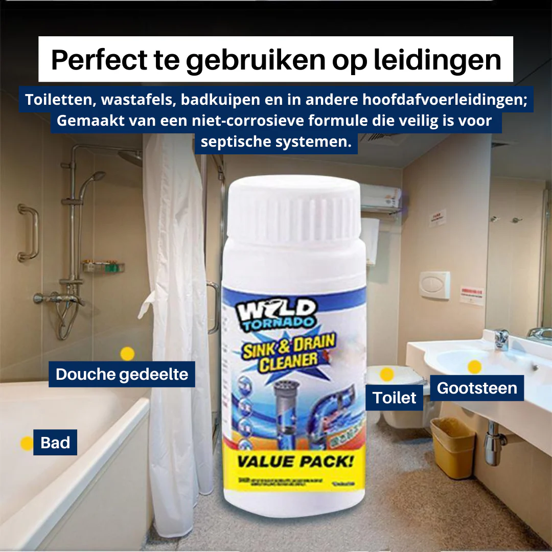 DrainClear™ – De Slimme Afvoeroplosser voor Direct Resultaat Zonder Chemie | 1+1 GRATIS - Image 5