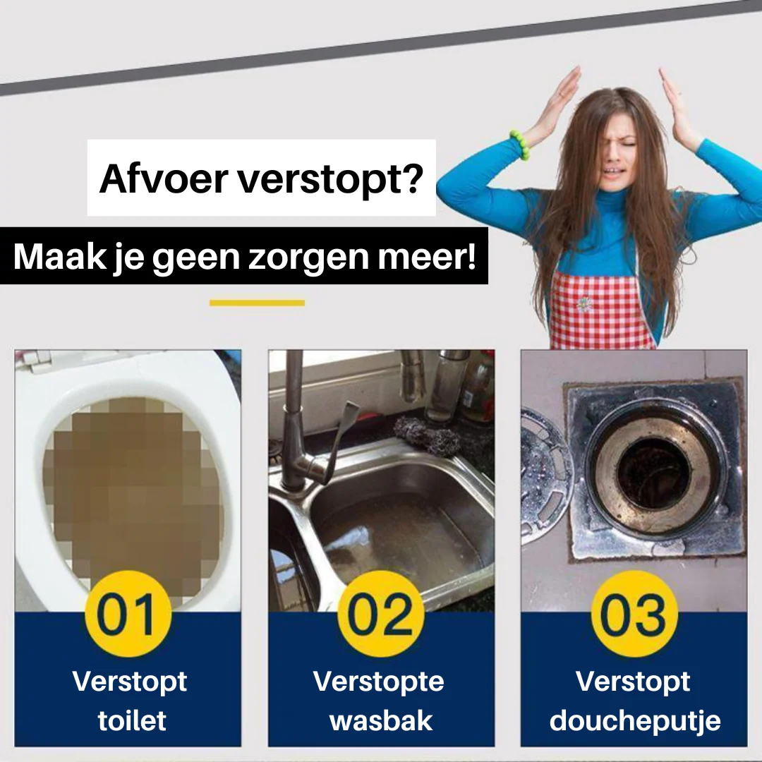 DrainClear™ – De Slimme Afvoeroplosser voor Direct Resultaat Zonder Chemie | 1+1 GRATIS - Image 7