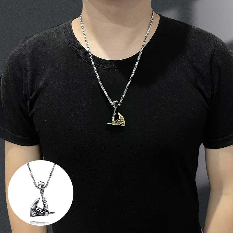 Noordse Vikingen bijl ketting - Image 9
