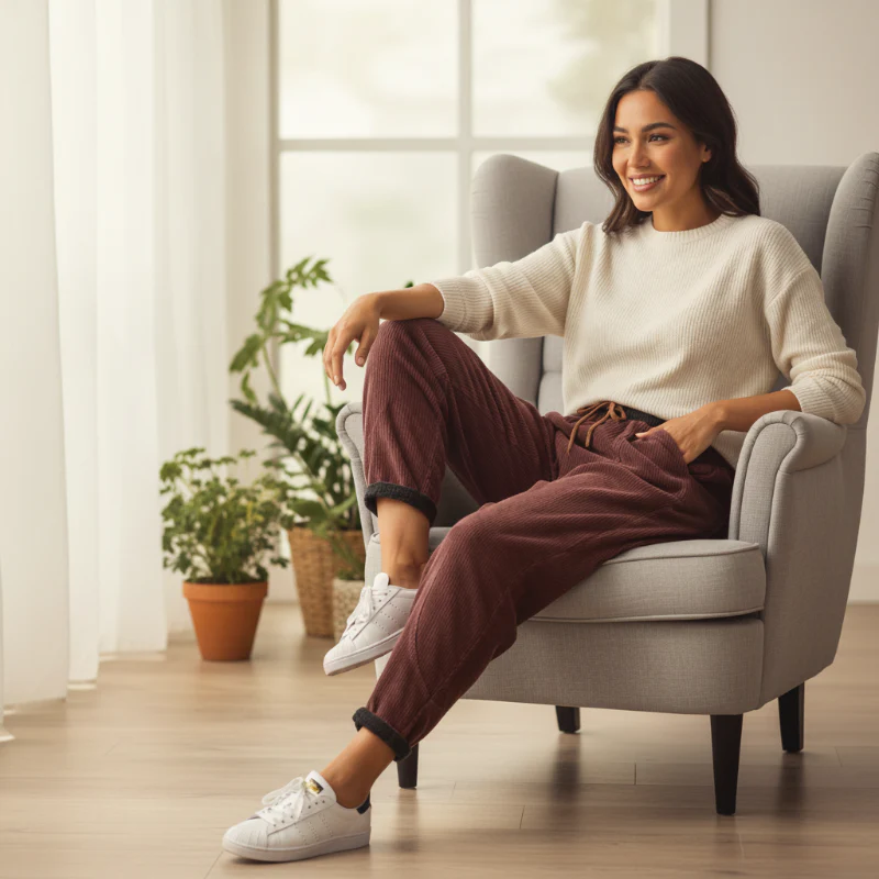 Nora — Gezellige Corduroy Broek met Zachte Voering - Image 6