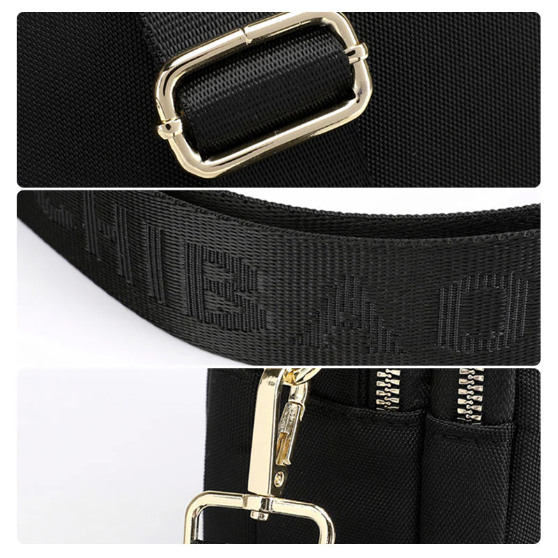 Nylon schoudertas van Oxford-stof met één schouder - Image 9