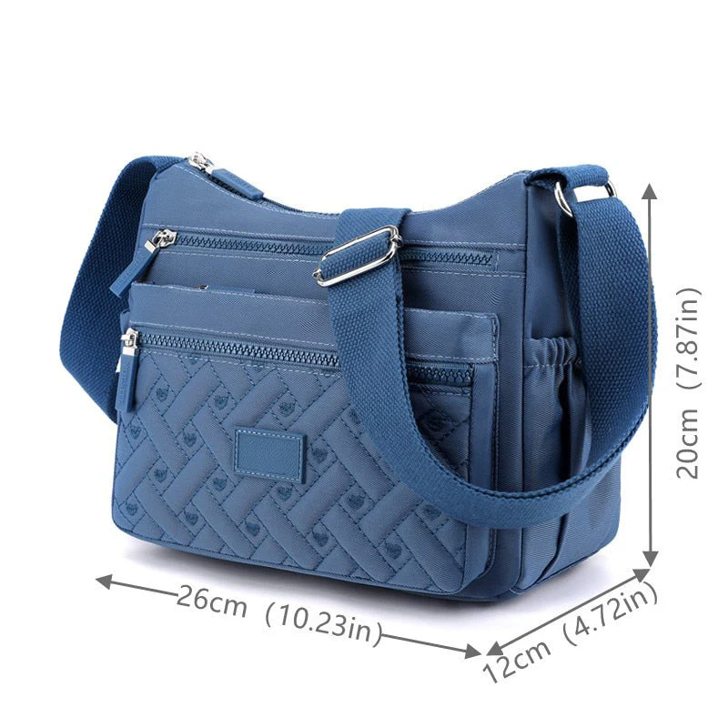 Nylon Shoulder Messenger Bag - Image 11