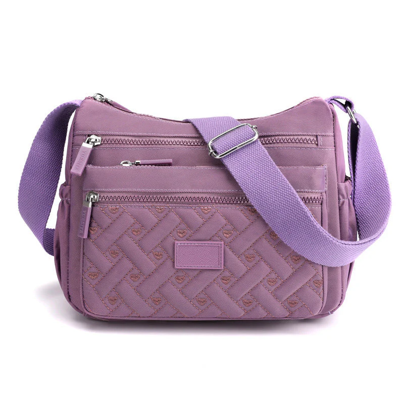 Nylon Shoulder Messenger Bag - Image 12