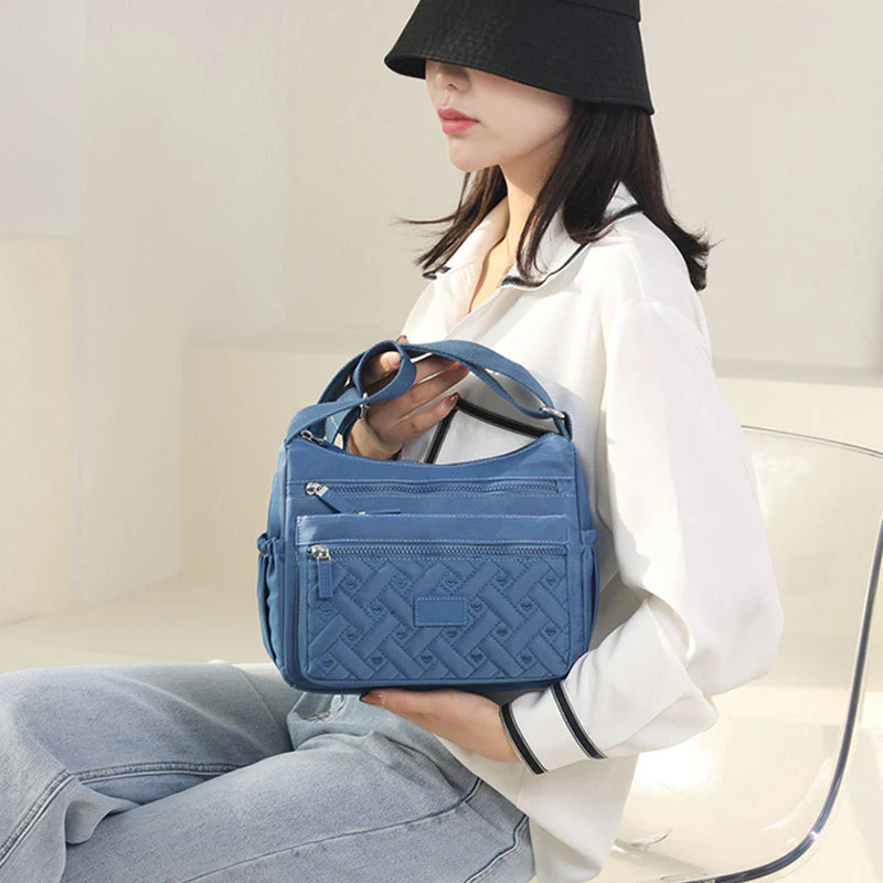 Nylon Shoulder Messenger Bag - Image 4