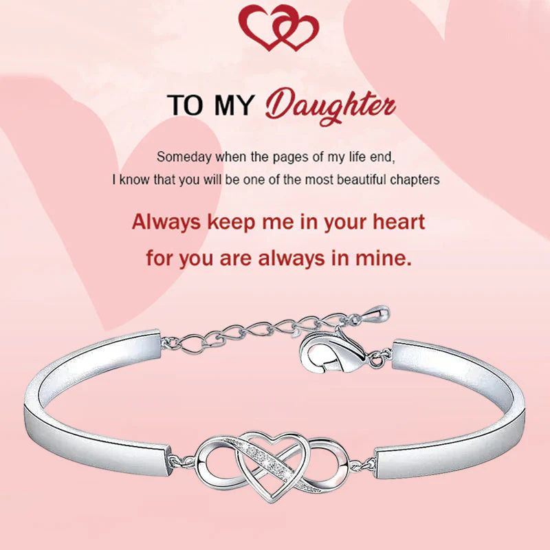 Onthoud altijd dat ik van je hou, mam, voor altijd, liefdeshartarmband - Image 9
