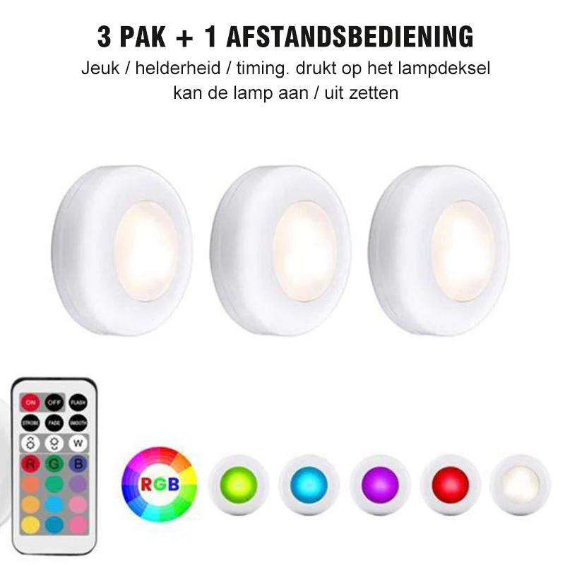 Op afstand bedienbaar, kleur veranderend nachtlampje - Image 5