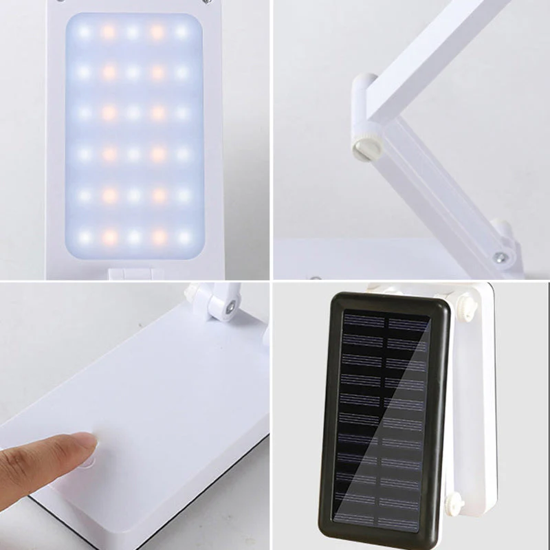 Op zonne-energie USB-oplaadbare tafellamp voor twee doeleinden - Image 11