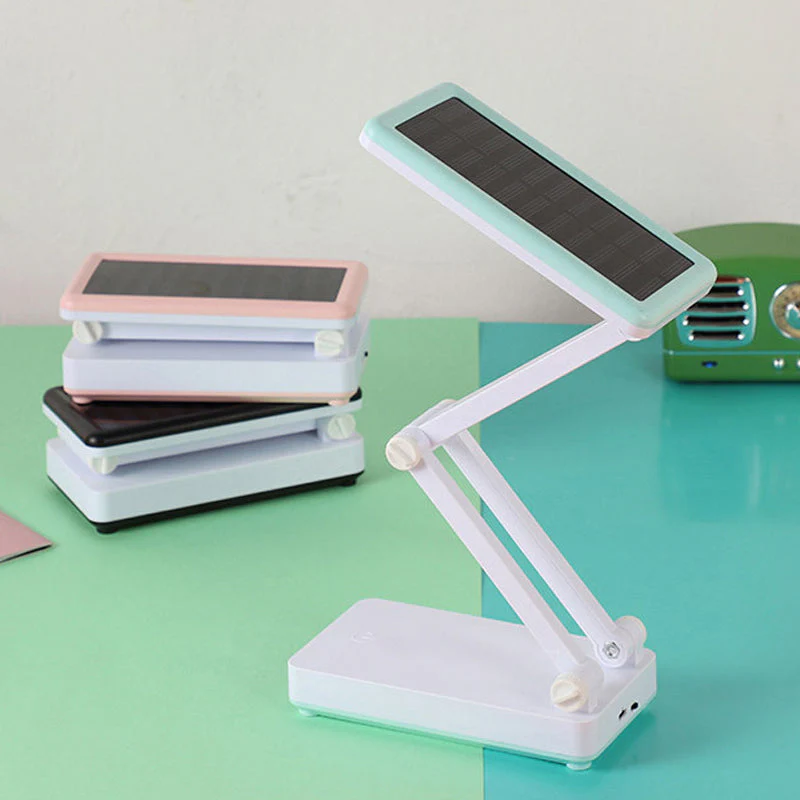 Op zonne-energie USB-oplaadbare tafellamp voor twee doeleinden - Image 15