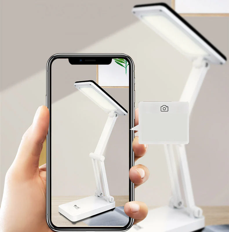 Op zonne-energie USB-oplaadbare tafellamp voor twee doeleinden - Image 6