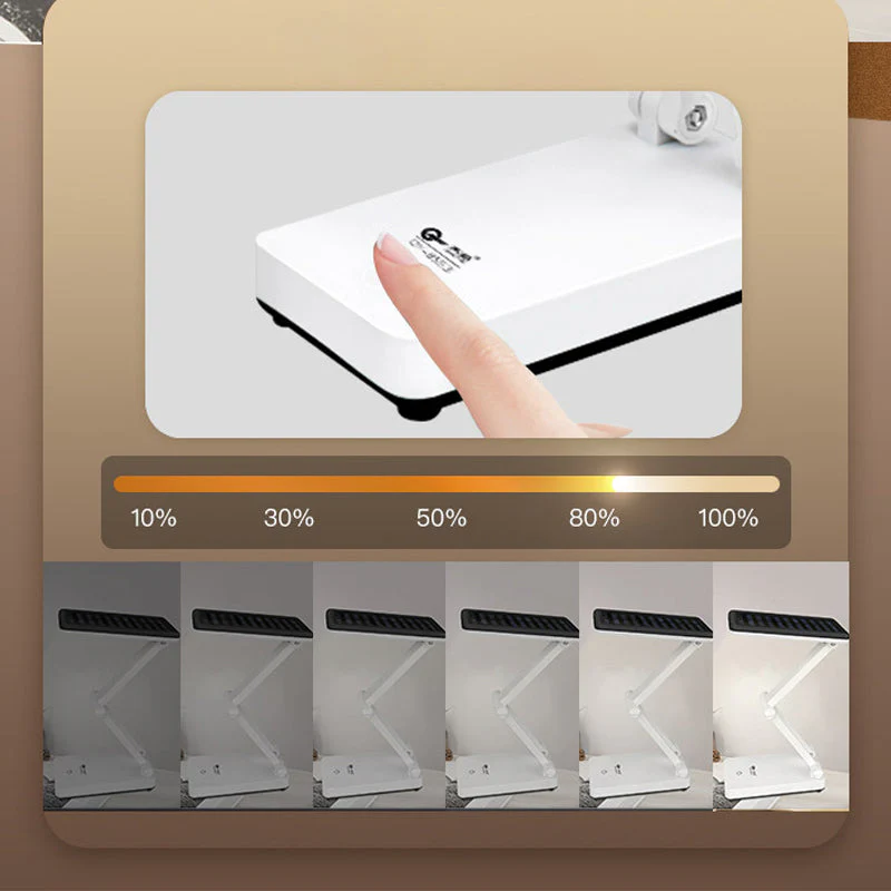 Op zonne-energie USB-oplaadbare tafellamp voor twee doeleinden - Image 8