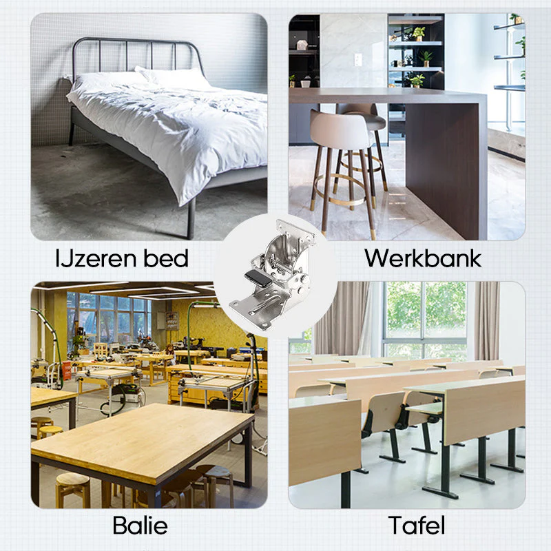 Opklapbaar tafelpootscharnier - Image 13