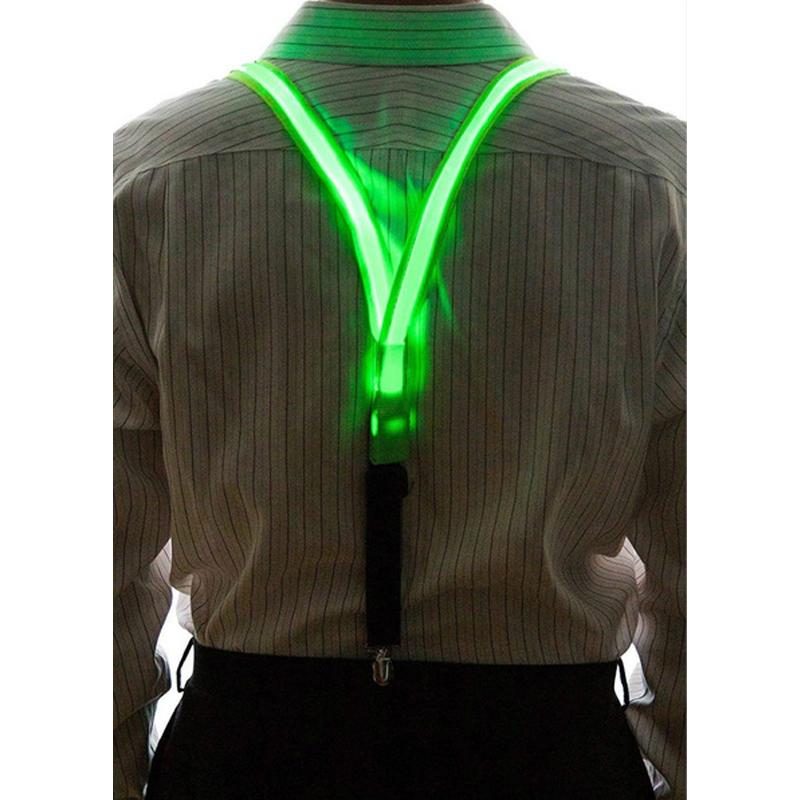Oplichtende LED Bretels Vlinderdas - Image 10