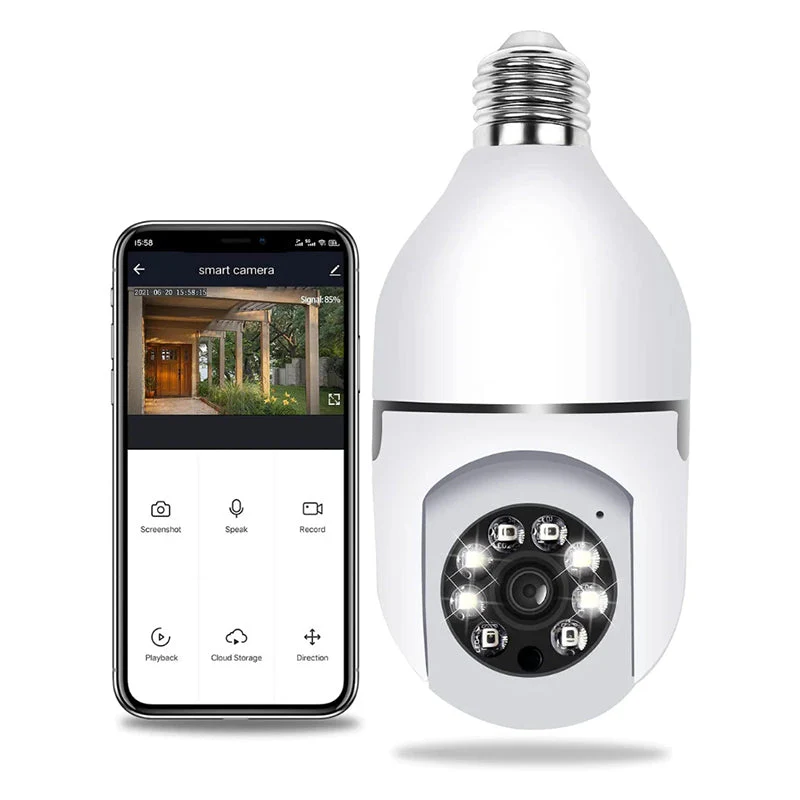 Opsporende draadloze 360° panoramische automatisch lichtcamera - Image 2