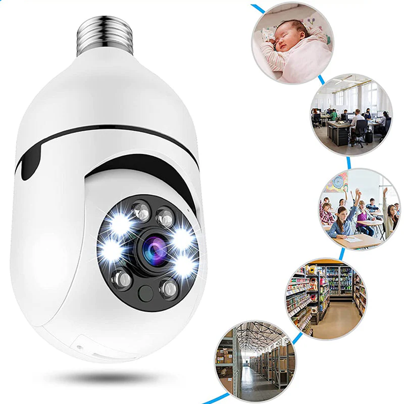 Opsporende draadloze 360° panoramische automatisch lichtcamera - Image 7