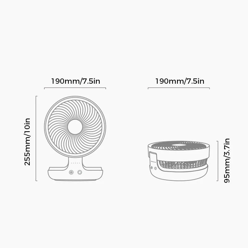 Opvouwbare desktopventilator - Image 10