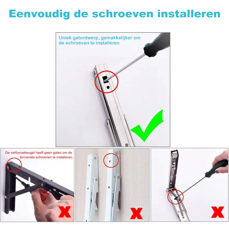 Opvouwbare driehoekige scheidingsbeugel - Image 22