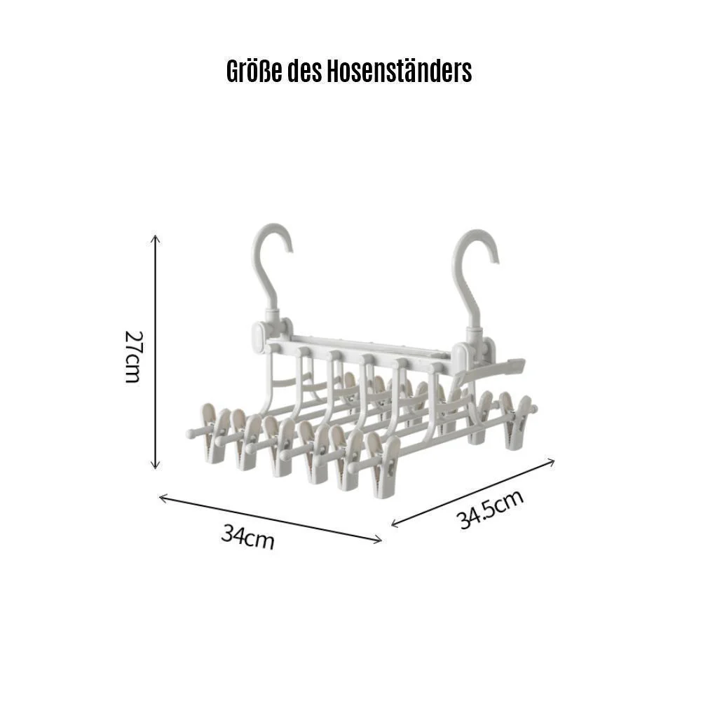 Opvouwbare kleerhanger en broekenrek - Image 12