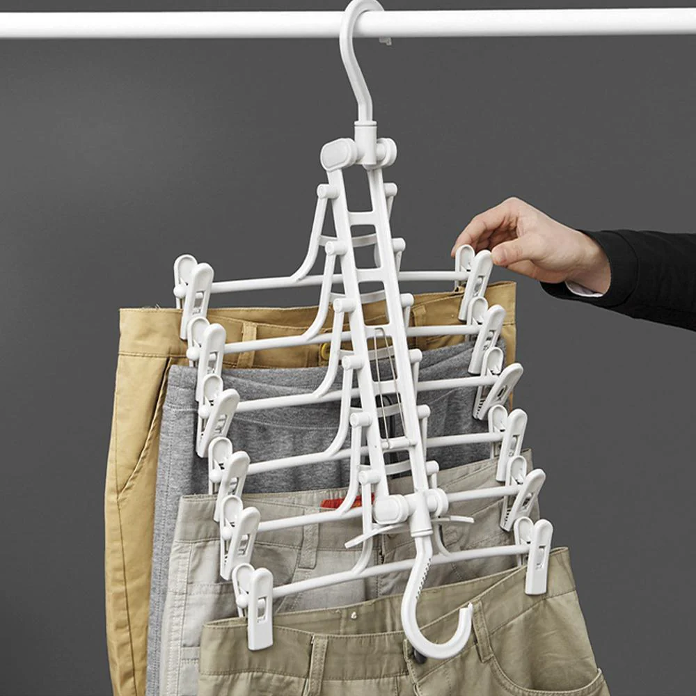 Opvouwbare kleerhanger en broekenrek - Image 16
