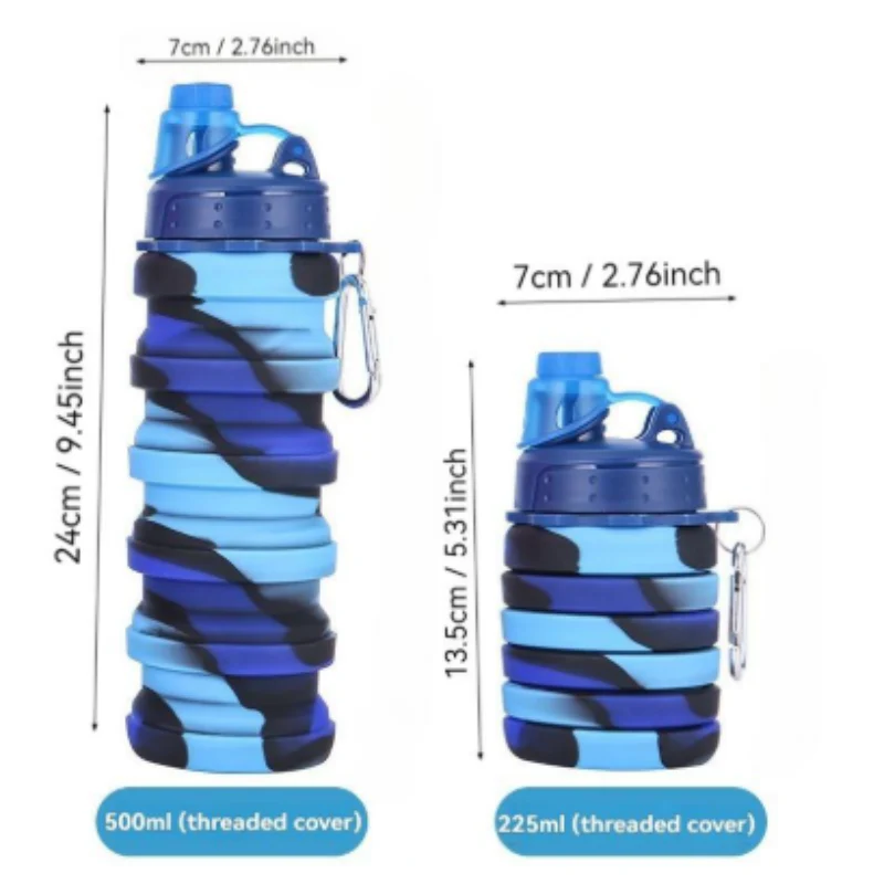 Opvouwbare waterfles – Pure hydratatie, waar dan ook - Image 18