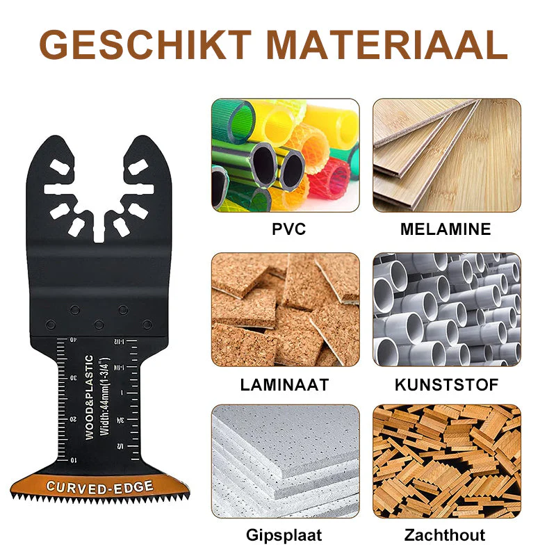 Oscillerende gereedschapsbladen met gebogen rand (20 stuks) - Image 9