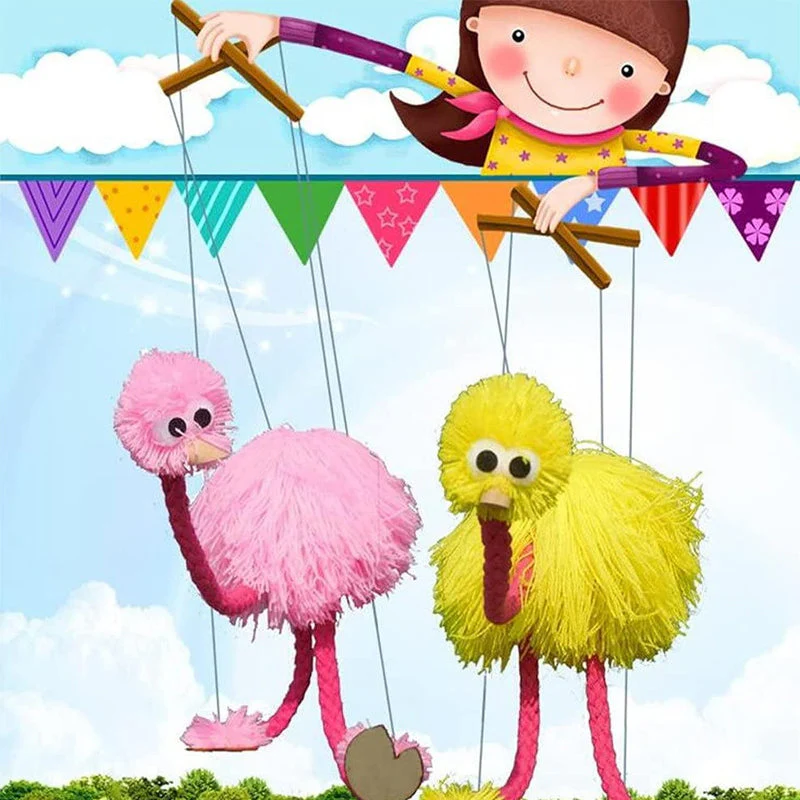 Ostrich Marionettes String Puppets - Image 3