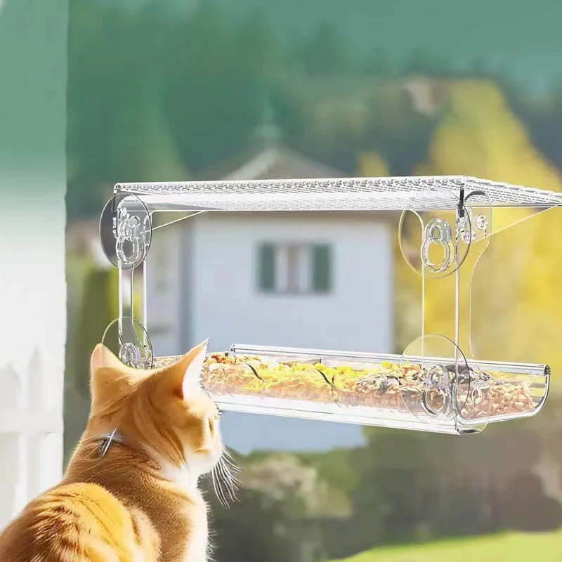 Outdoor Clear View Window Zuignap Vogelvoeder - Image 6