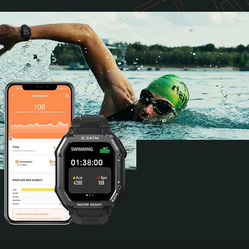 Outdoor waterdicht anti-collision Slim Horloge - Image 5