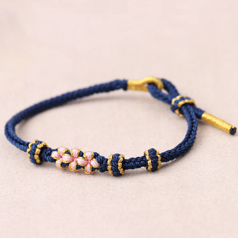 Peach Blossom verstelbare gevlochten armband - Image 3
