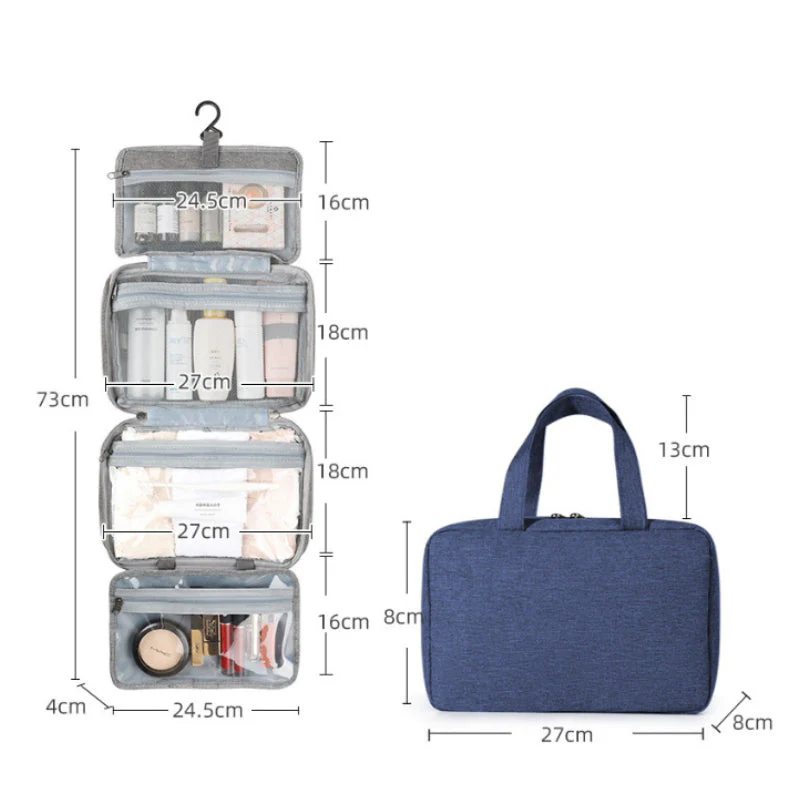 Perfect voor op reis - toilettas voor dames met ophanghaak - Image 23