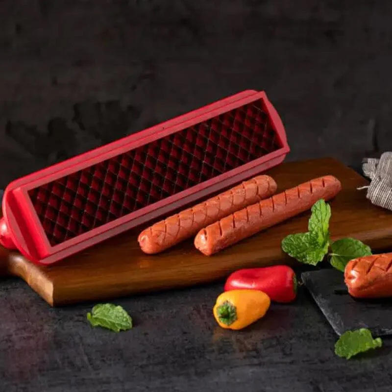 Perfecte Criss-Cross Slots Hotdogs Slicer - Image 3