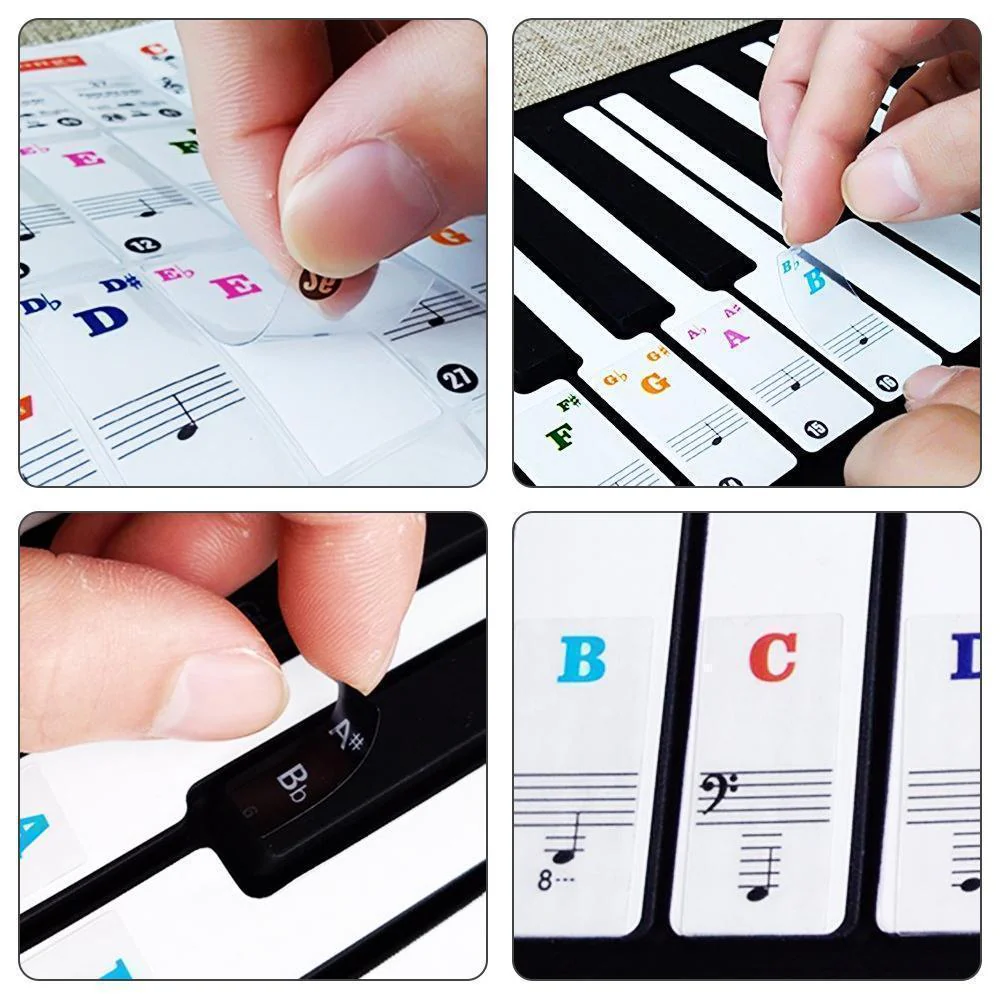 Piano belangerijke Noten Stickers - Image 4