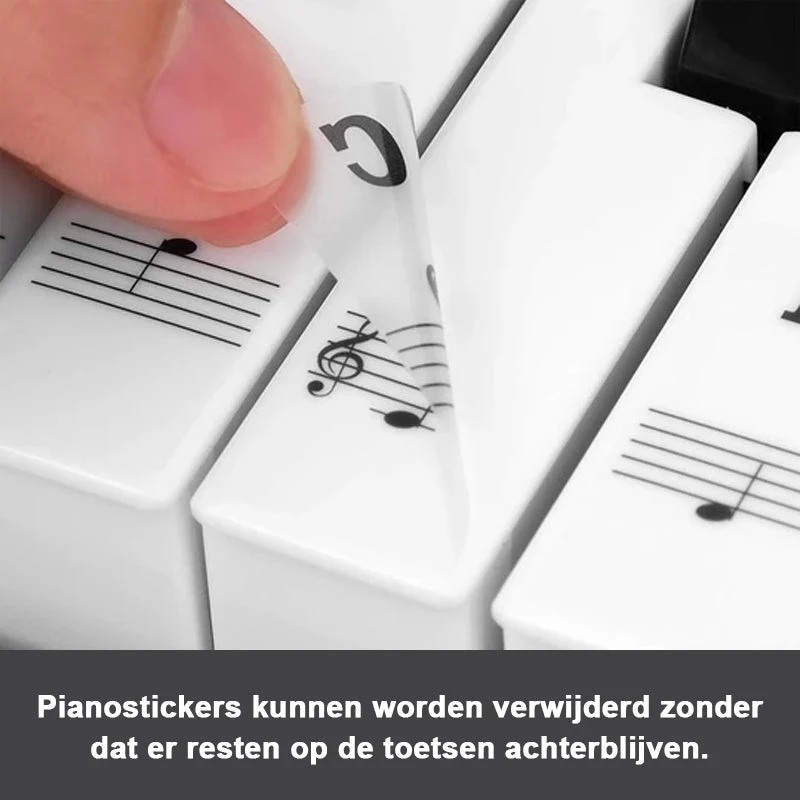 Piano belangerijke Noten Stickers - Image 8