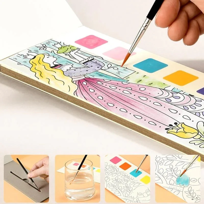 Pocket aquarel schilderen boek - Image 3