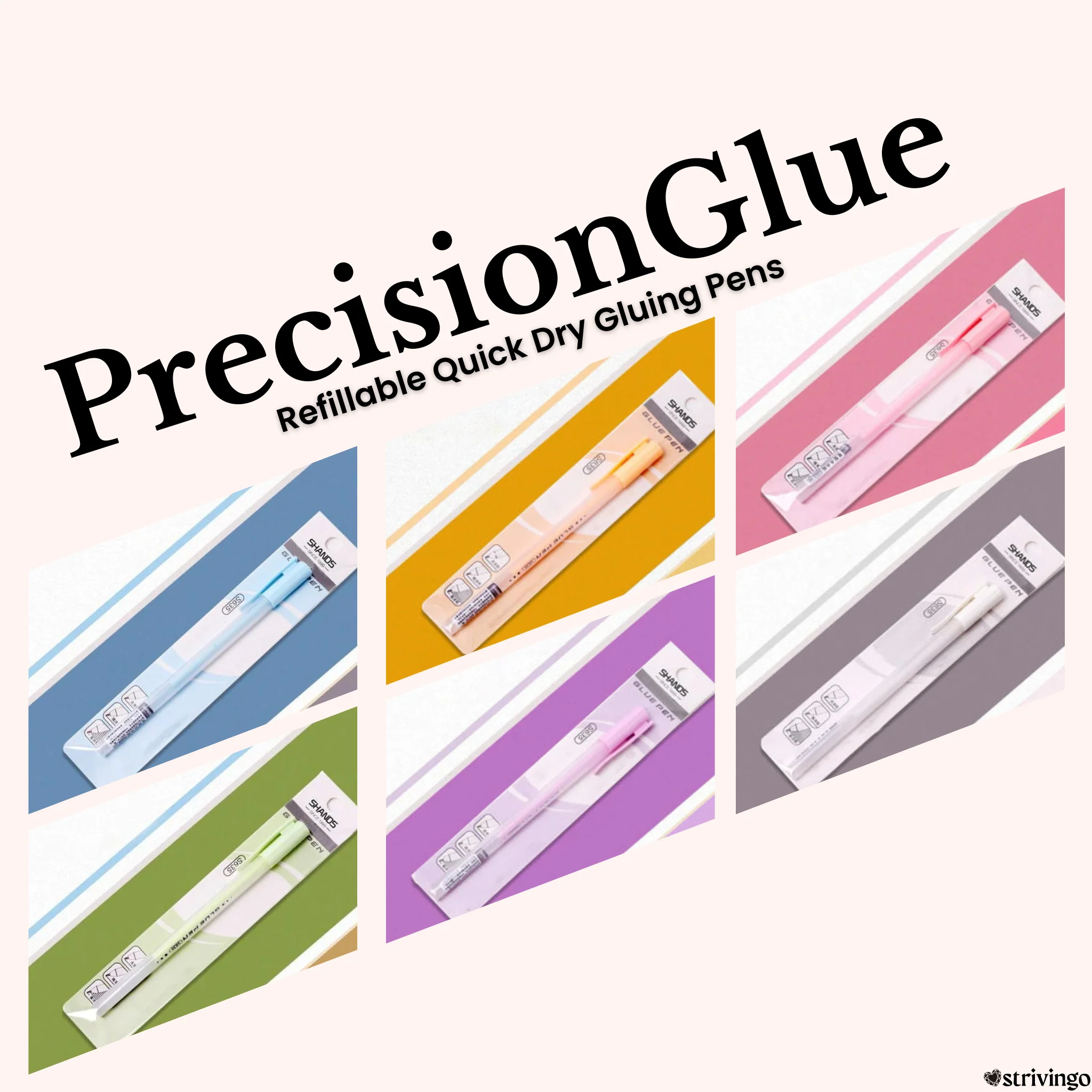 Precisielijm Navulbare lijmsticks met rollerpunt - Image 5