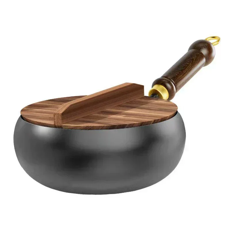Premium Gesmede Stalen Wok – Ontketen de Meesterschap van Smaak - Image 21