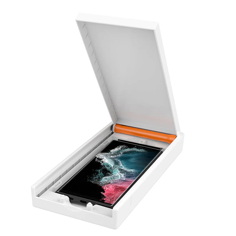 Premium schermbeschermfolie met installatiedoos voor Galaxy S23 Ultra