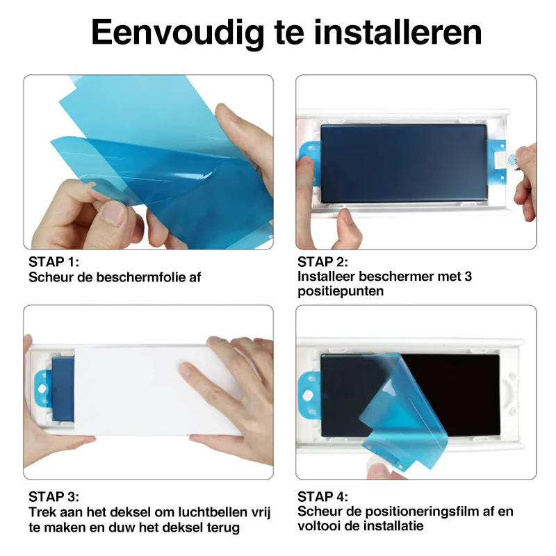 Premium schermbeschermfolie met installatiedoos voor Galaxy S23 Ultra - Image 9
