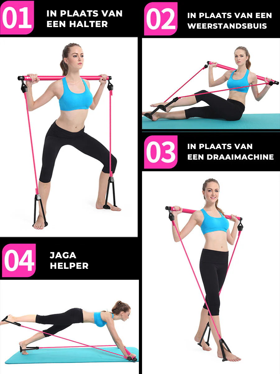 Producten Draagbare Pilates Bar Kit - Image 13