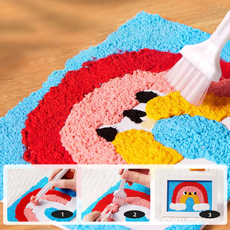 Pulp Porren Textuur Schilderen DIY Handgemaakt Speelgoed - Image 6