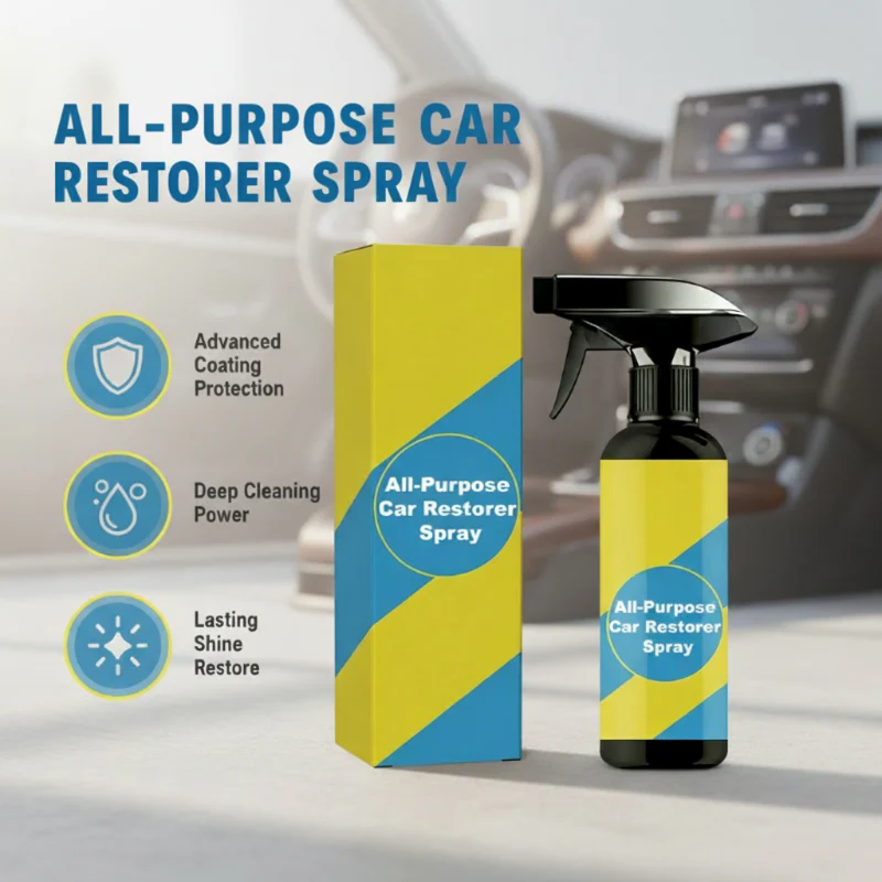 RadiantRide Interieur Vernieuwingsspray 120ml – Bescherming, Glans, Sprankeling