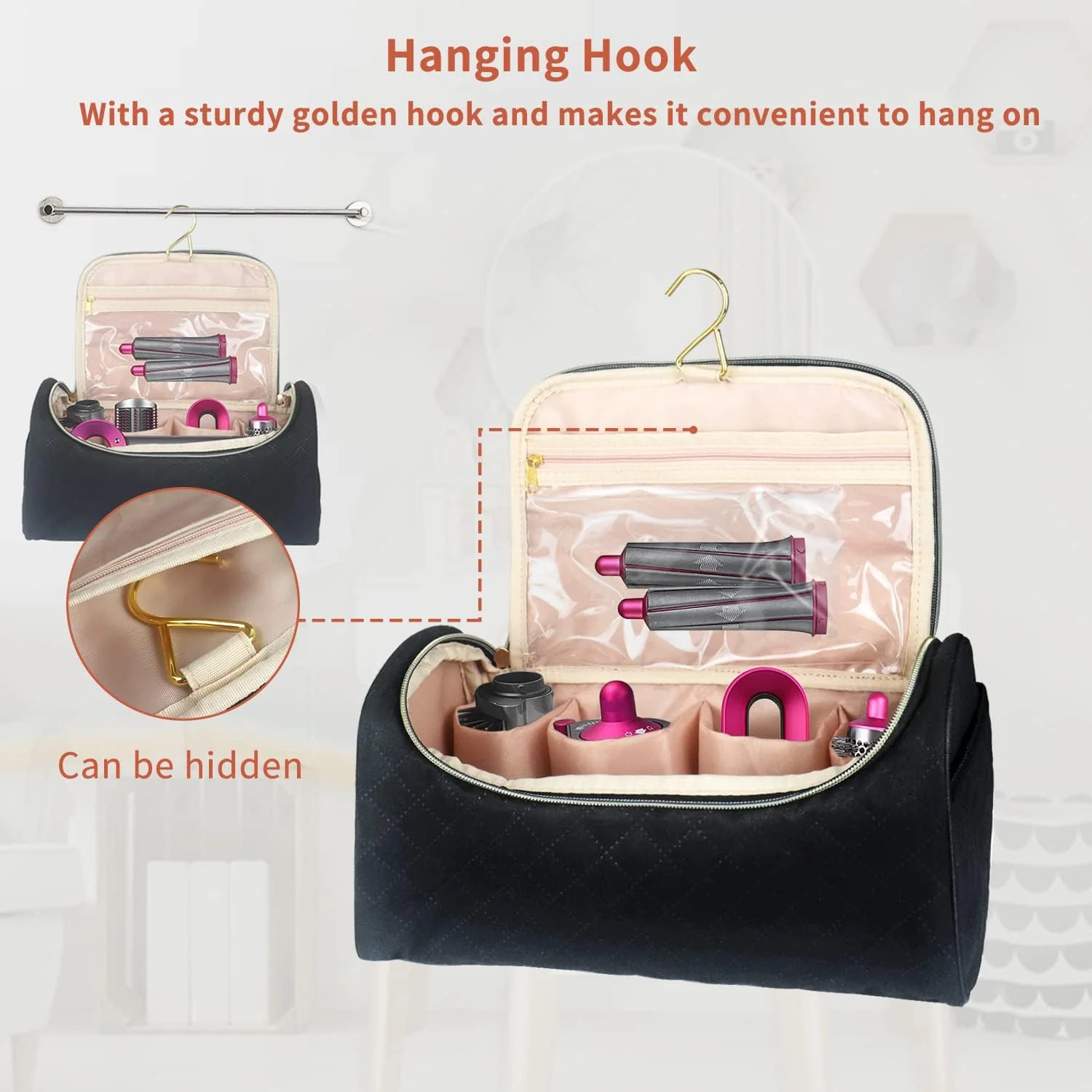 Reistas voor cosmetica Haarkrultang Accessoires Opbergtas - Image 5