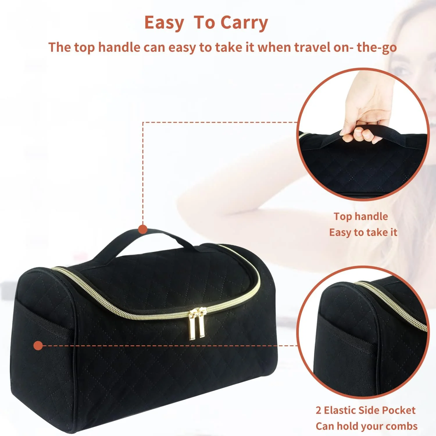 Reistas voor cosmetica Haarkrultang Accessoires Opbergtas - Image 6