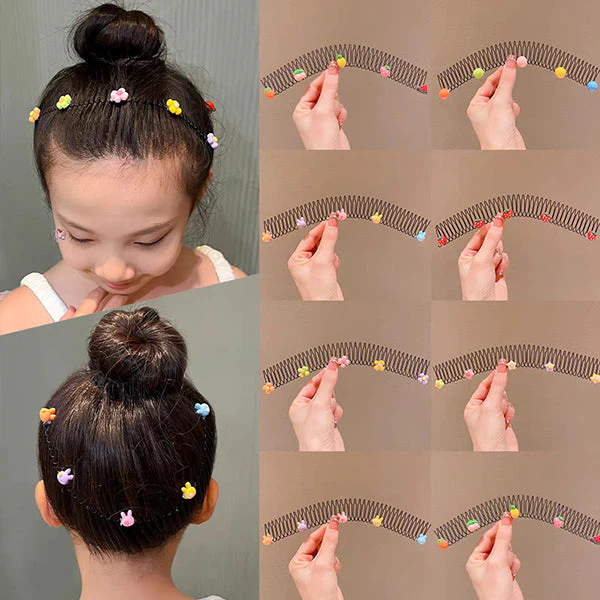 Rekbare onzichtbare haarclips - Image 2