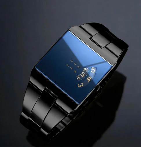 Remi – Spatwaterdichte horloge met hypnotiserende draaiende schijven - Image 2