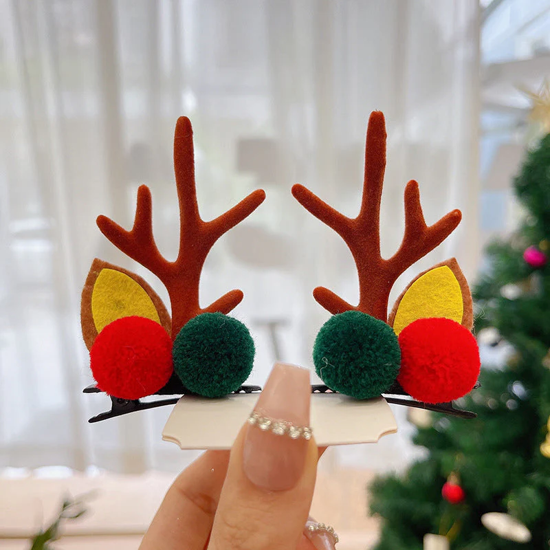 Rendier gewei Xmas haarclip - Image 7