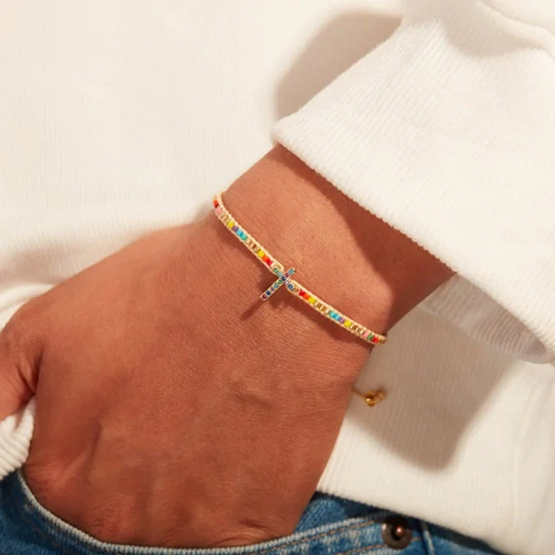 Retro kruis armband - Image 2