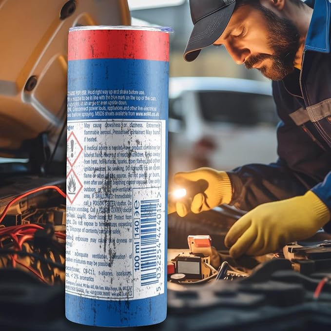 RetroHydrate - Roestvrijstalen, op WD-40 geïnspireerde vuilnisemmer | 50% KORTING - Image 9
