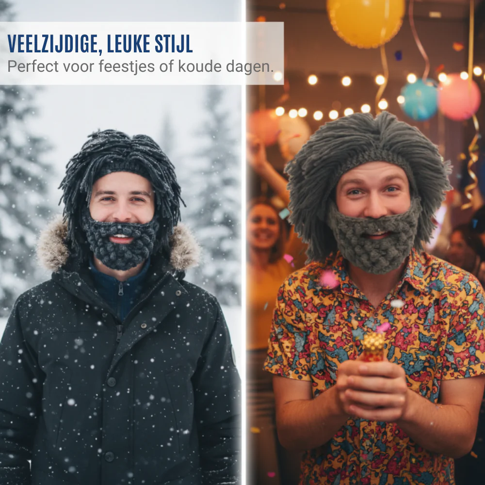Ronan – Gebreide baardmuts stijl | 50% KORTING - Image 3