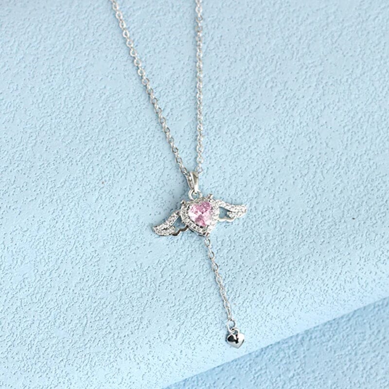 Roze engel vleugels ketting - Image 14